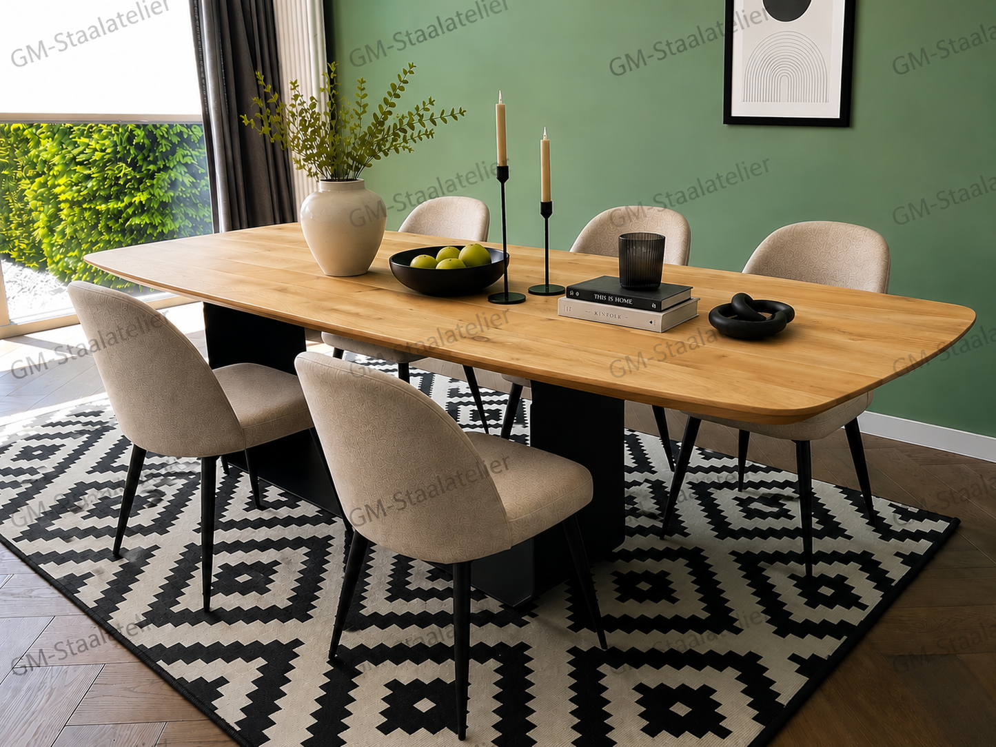 Eettafel Oakline Ovaal