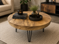 Ronde Salontafel van Massief Suarhout – 100 cm